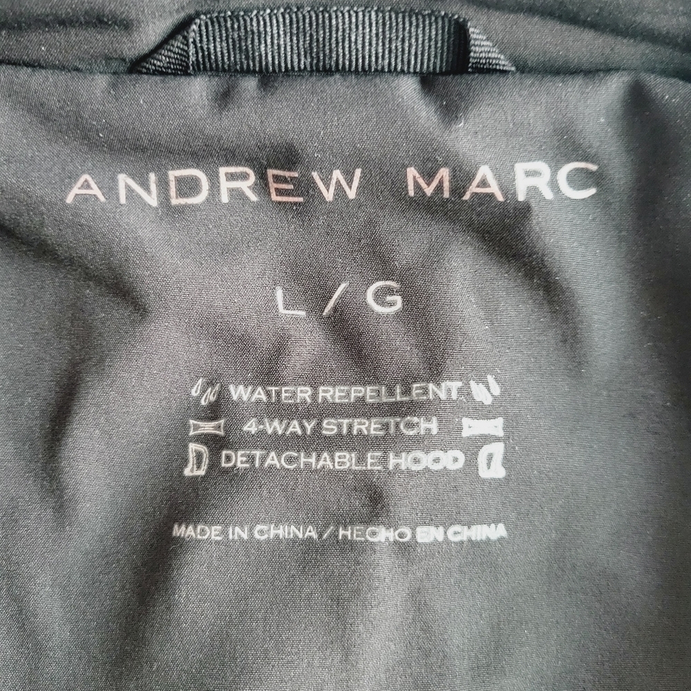 Andrew Marc Black Soft Shell Jacket - Picture 7 of 12